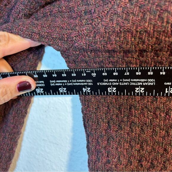 OSCAR DE LA RENTA MENS SWEATER XL BROWN HENLEY ACADEMIA EVERYDAY COZY CABIN - Picture 7 of 11